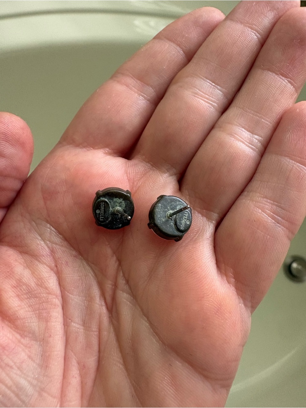 Sorrelli Rose Gold Round Stud Earrings - Women's Jewelry - Picture 3 of 3